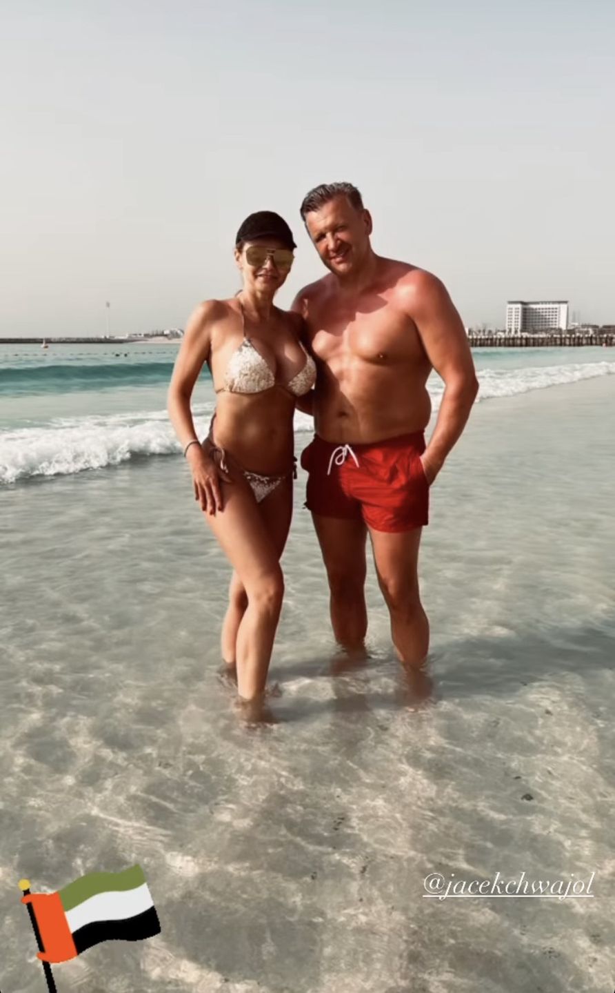 Monika Chwajoł na wakacjach w Dubaju