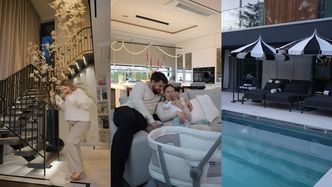 W takiej willi mieszkają Andziaks i Luka: marmury, podświetlana wanna i ogród z basenem. Niezły luksus? (ZDJĘCIA)