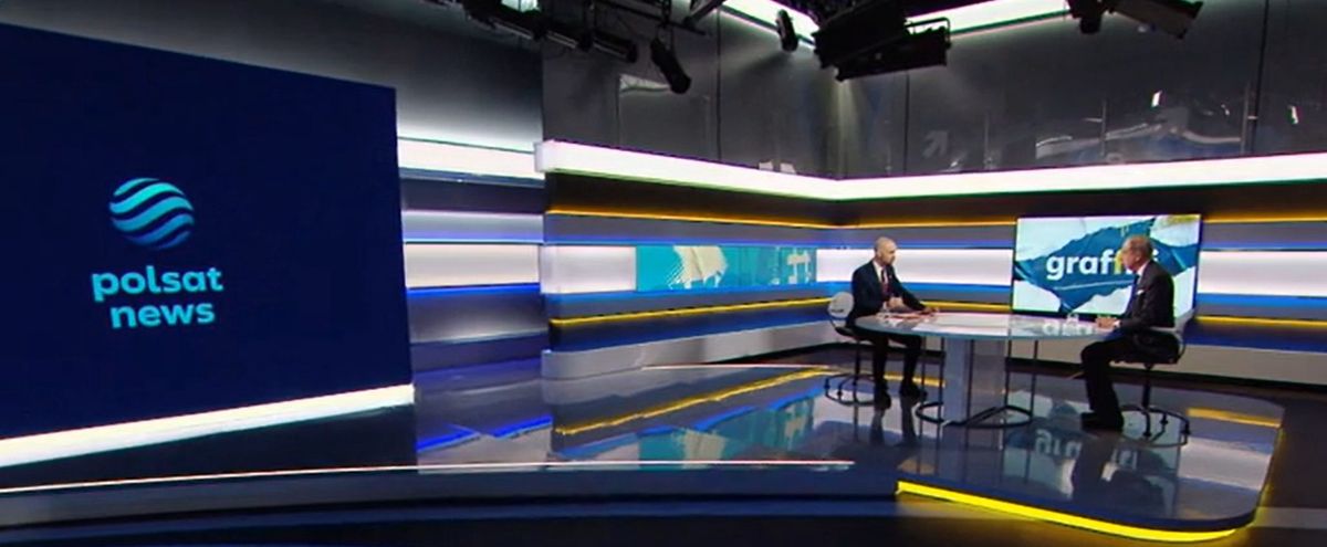 Nowa oprawa graficzna Polsat News została zaprezentowana widzom w poniedziałek 