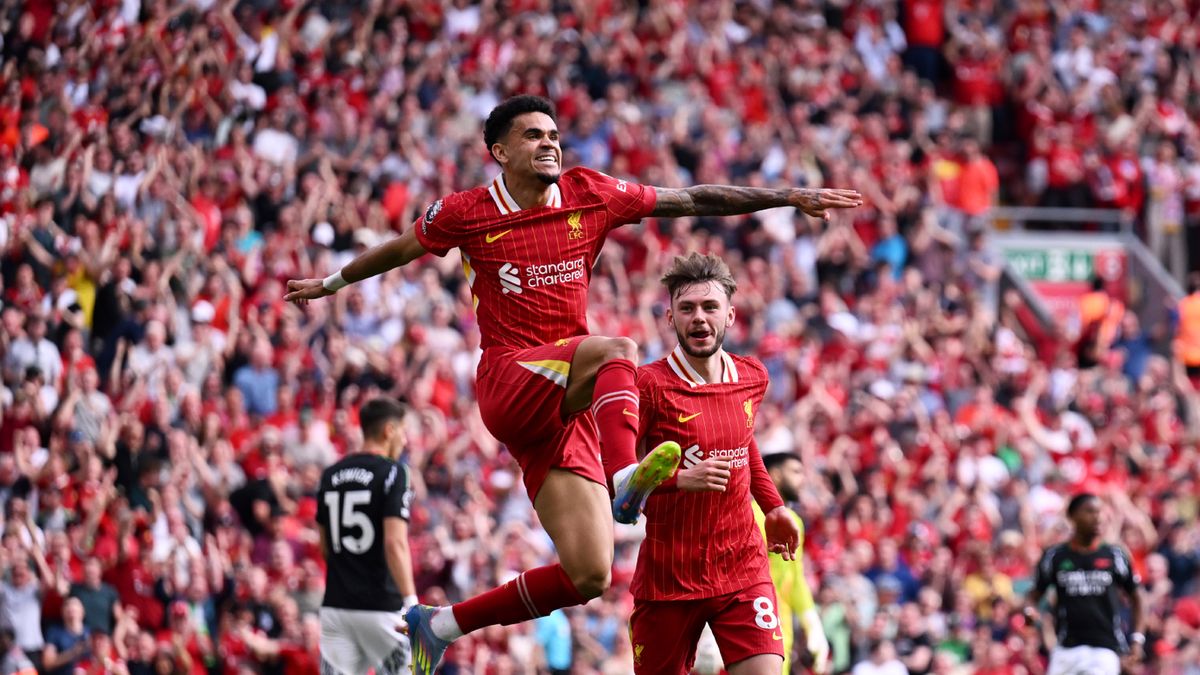 Getty Images / Liverpool FC / Luis Diaz celebruje gola