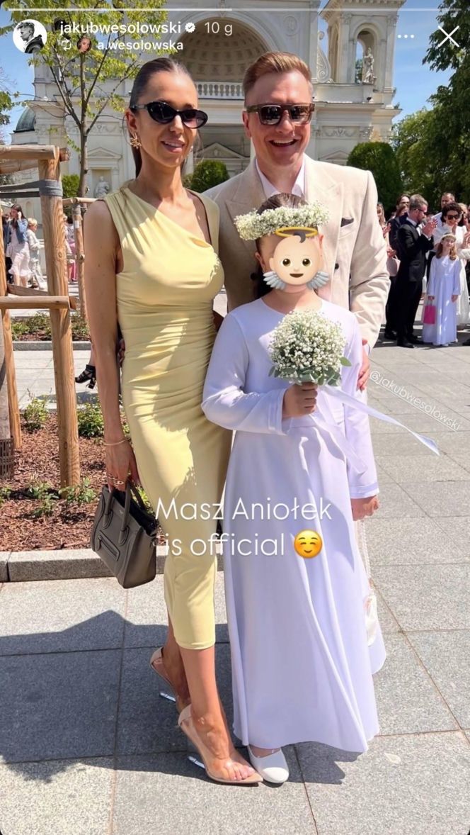 Jakub i Agnieszka Wesołowscy z córką
