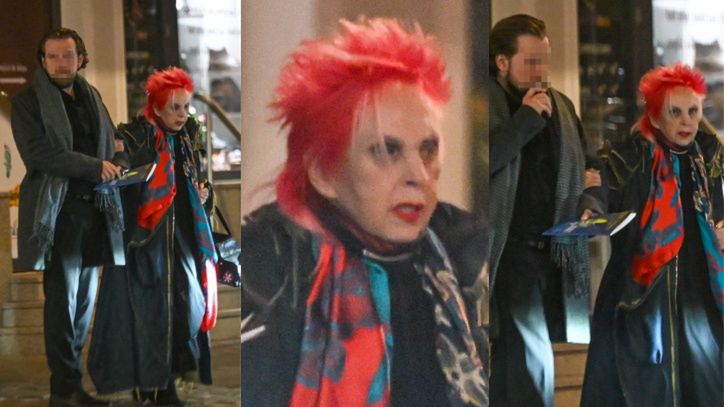 Krystyna Mazurówna kręci się po mieście z młodzieńcem u boku