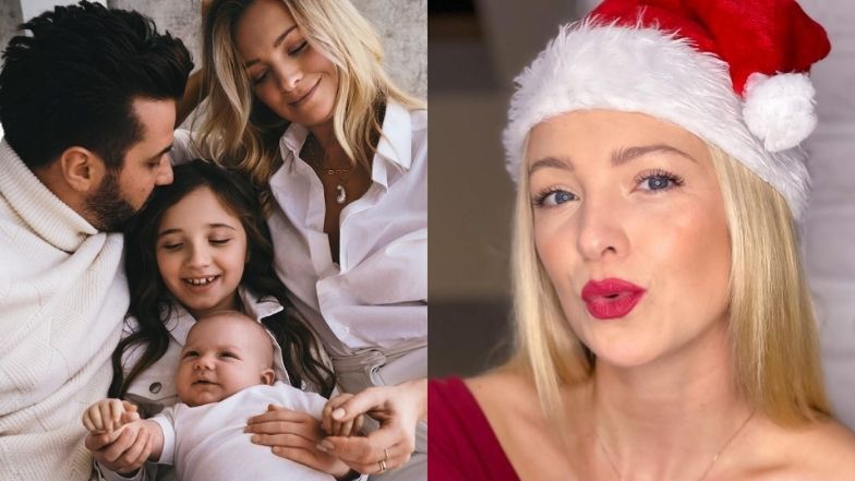 Barbara Kurdej-Szatan z rodziną przesyła fanom świąteczne życzenia