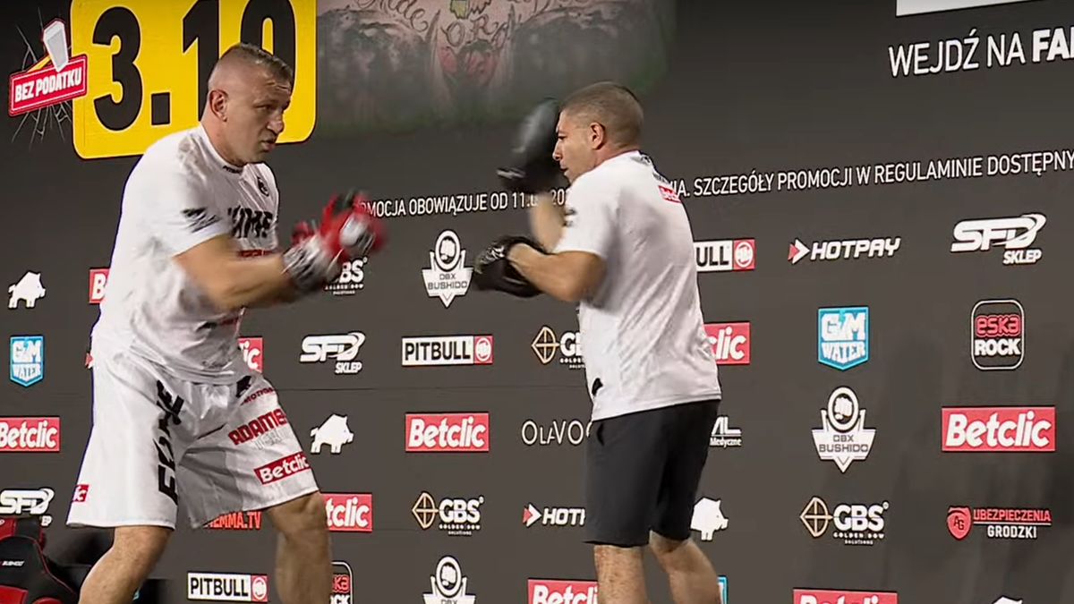 Media trening Tomasza Adamka