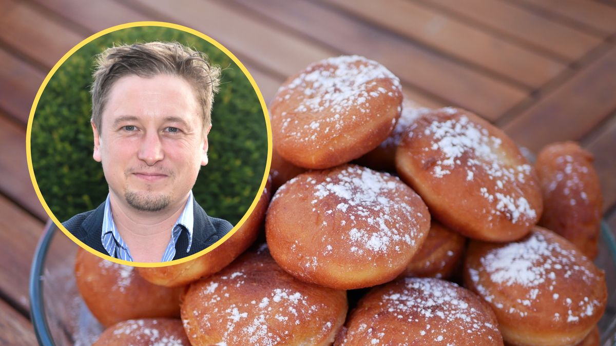 Grzegorz Łapanowski podzielił się ulubionym przepisem na pączki