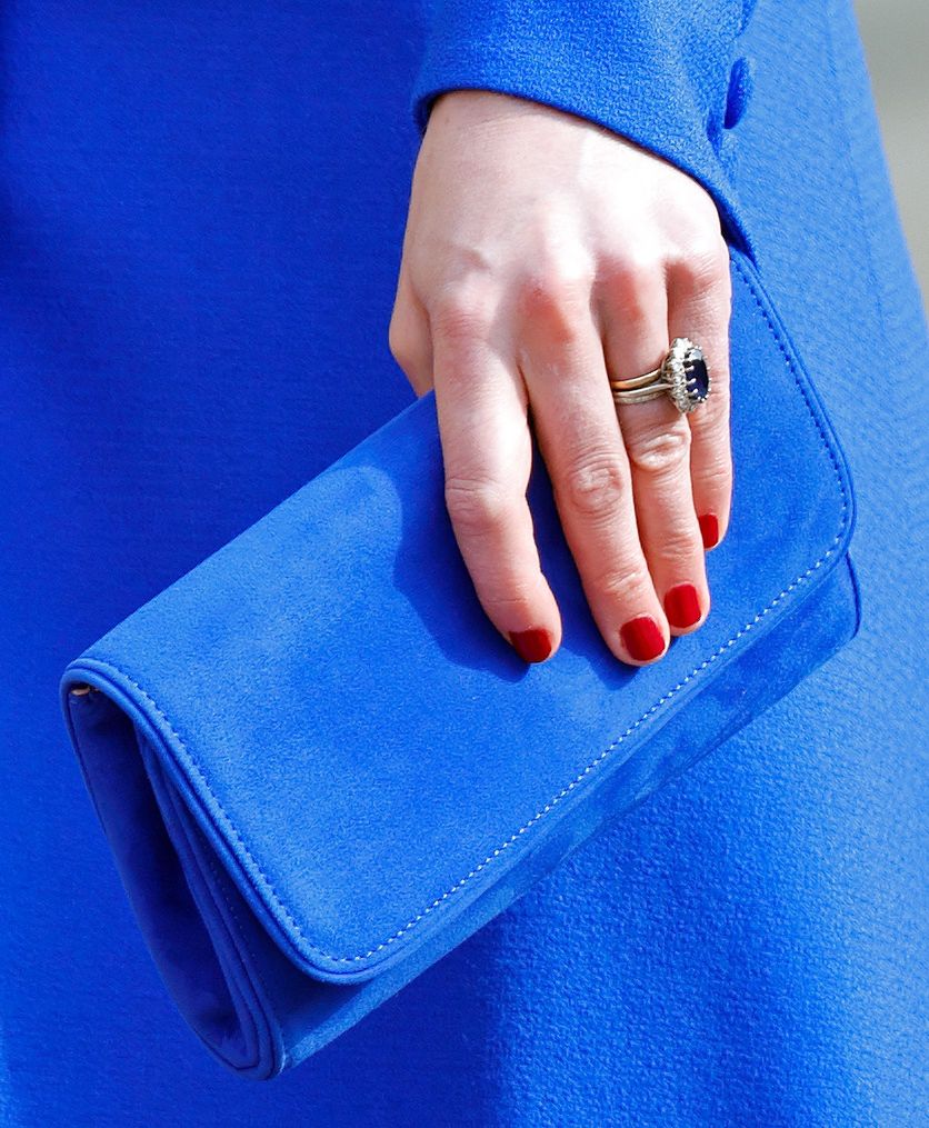 Czerwony manicure księżnej Kate
