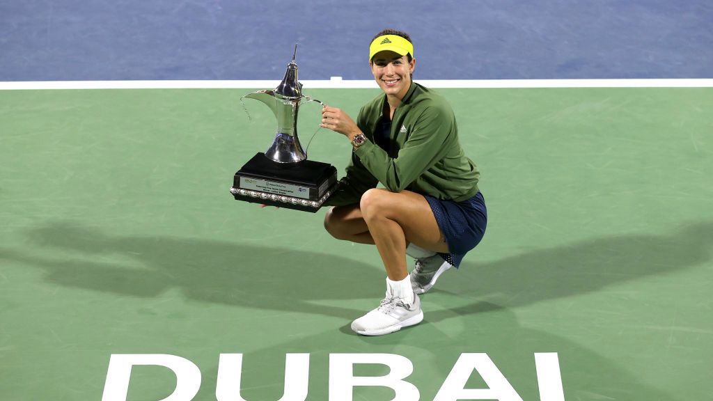 Getty Images / Francois Nel / Na zdjęciu: Garbine Muguruza, mistrzyni Dubai Duty Free Tennis Championships 2021