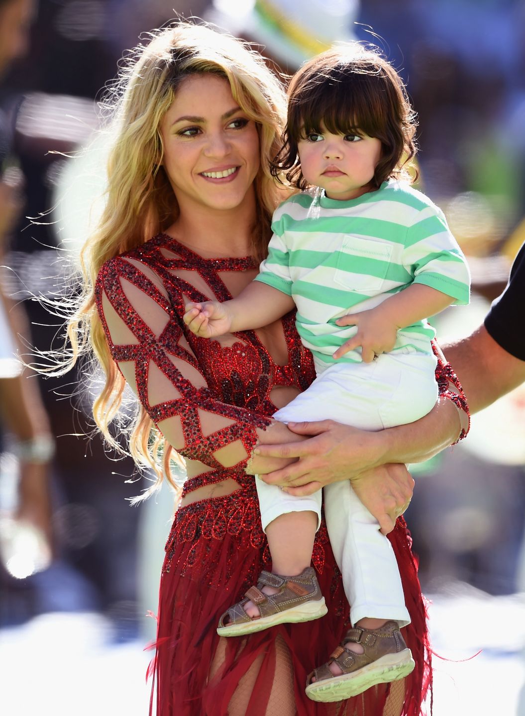 Shakira i mały Milan Pique