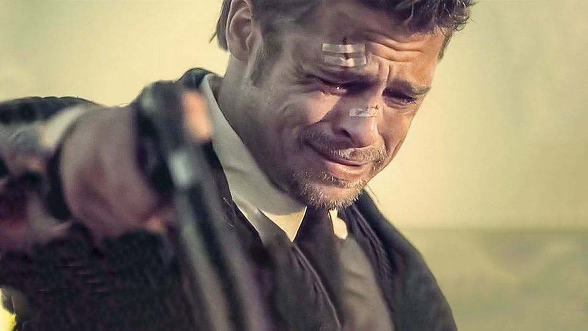 Brad Pitt w filmie "Siedem"