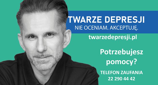 Po raz osiemnasty rusza kampania społeczna "Twarze depresji. Nie oceniam. Akceptuję.". Skupi się na mężczyznach