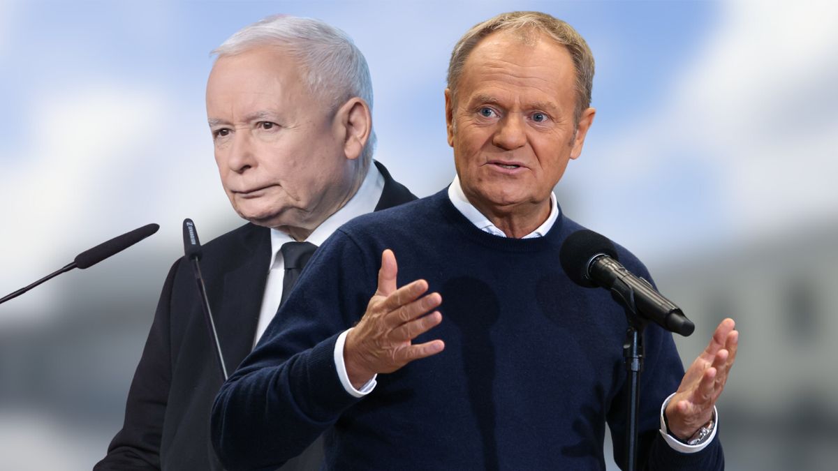 Jarosław Kaczyński i Donald Tusk