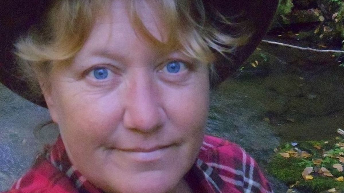 Podlewała kwiatki, gdy zobaczyła niedźwiedzia.