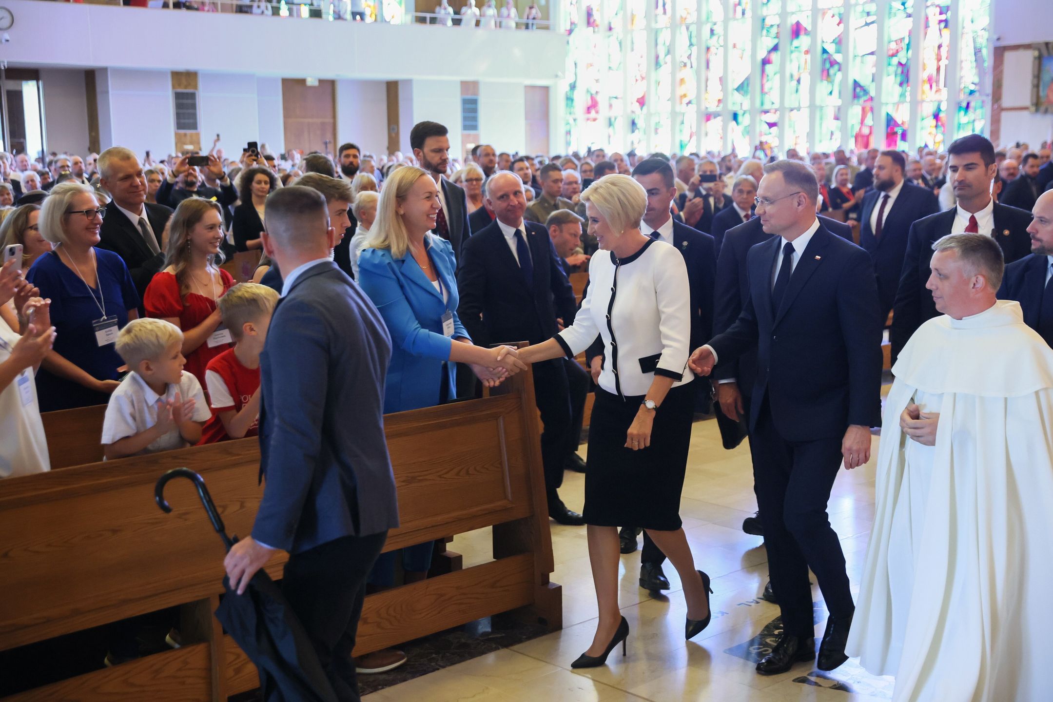 Andrzej Duda z żoną Agatą Kornhauser-Dudą