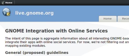 Gnome bardziej zintegrowane z internetem