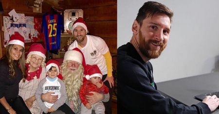 Świąteczny hit Instagrama: zdjęcie Messiego z Mikołajem (FOTO)