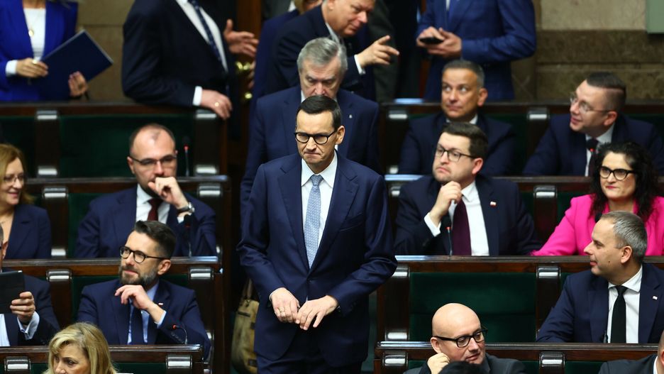 Mateusz Morawiecki podczas inauguracyjnego posiedzenia Sejmu X kadencji