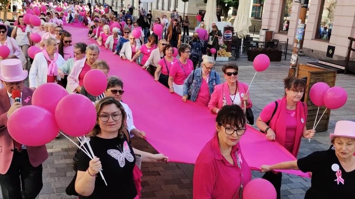 Marsz Różowej Wstążki w Lublinie