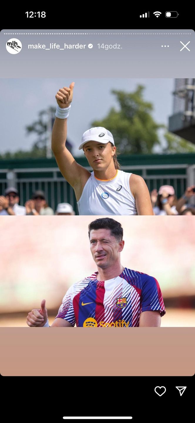 Memy o Lewandowskim i Świątek