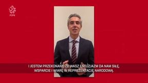 Paulo Sousa przywitał się z kibicami. "Cała Polska będzie dumna ze swojej drużyny narodowej"