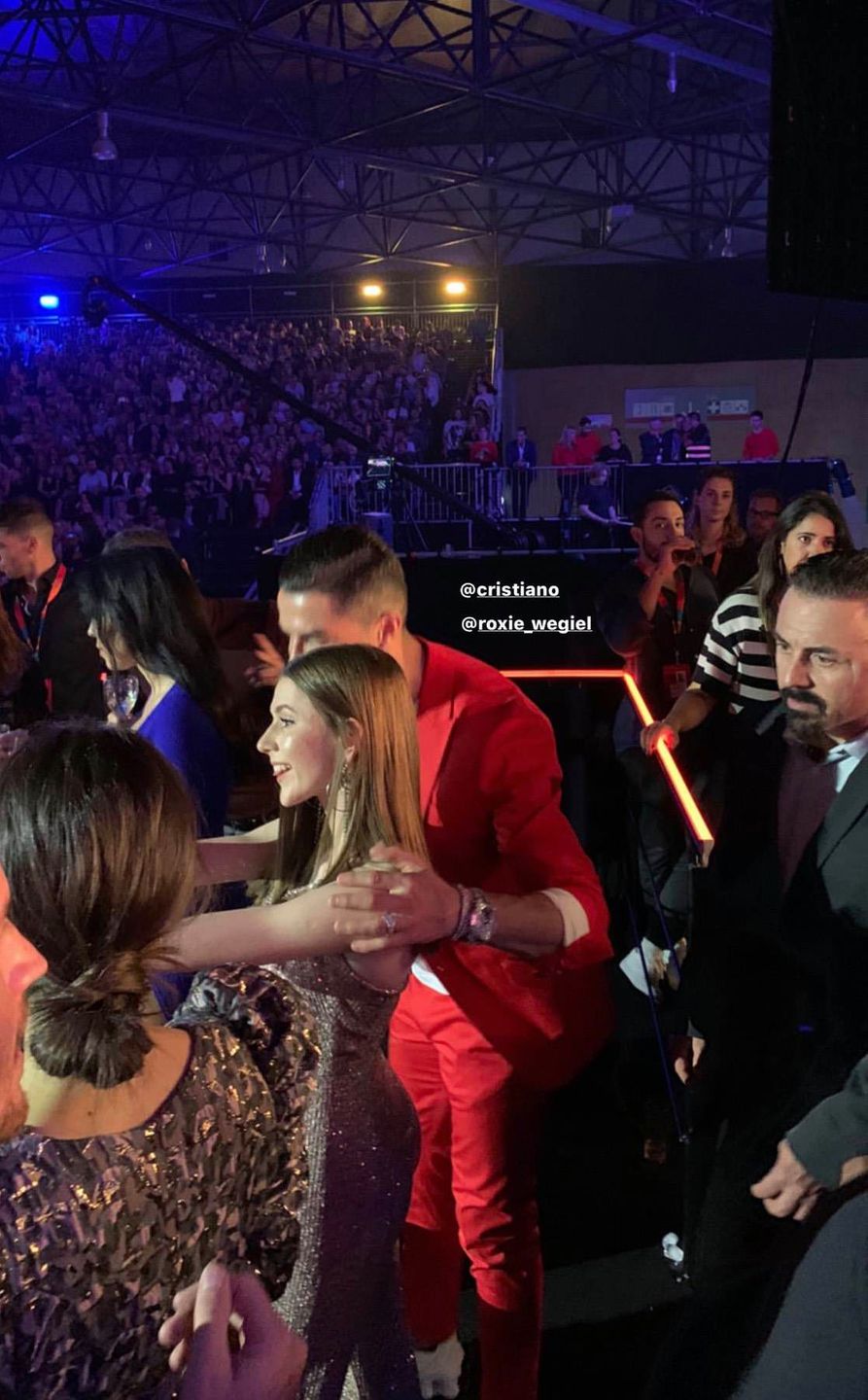 Roksana Węgiel i Cristiano Ronaldo na MTV EMA 2019