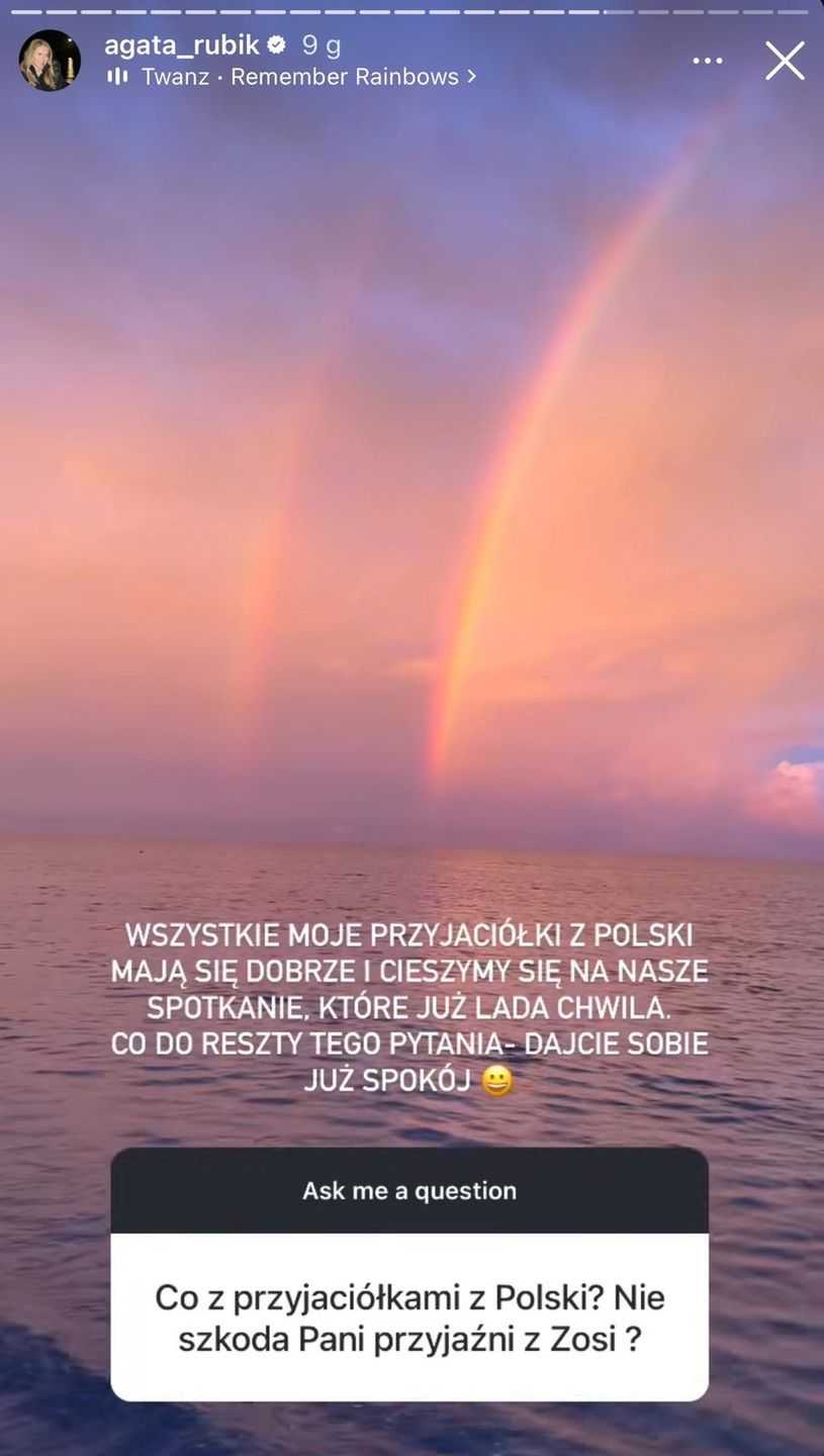 Agata Rubik o "przyjaciółkach z Polski"