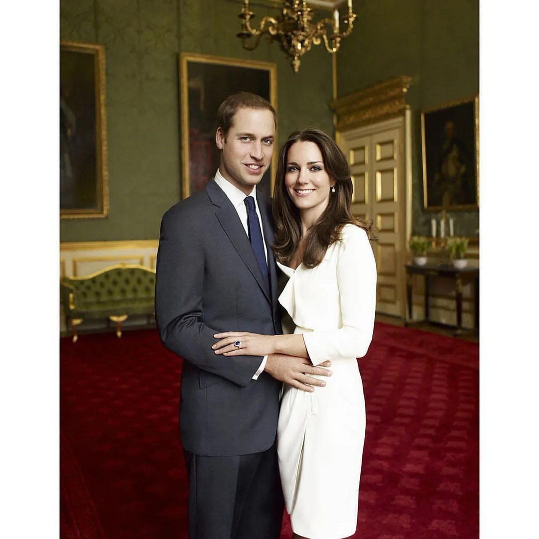 portret zaręczynowy księcia Williama i księżnej Kate 