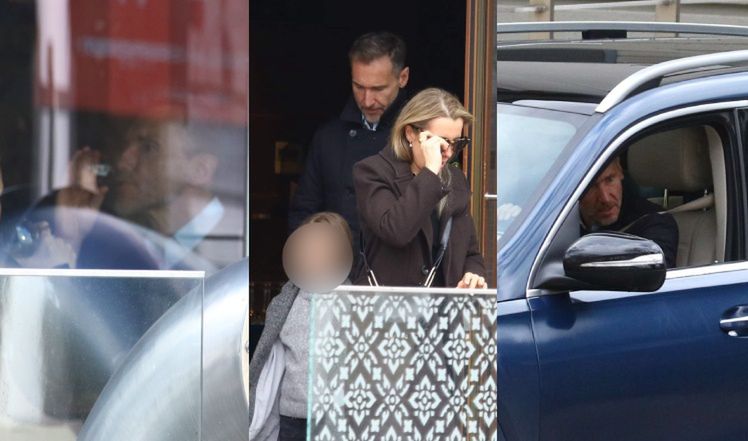 Fotoreporter "przyłapał" Piotra Kraśkę w restauracji z żoną i córką