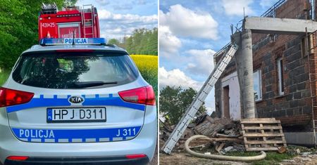 Straszna śmierć 38-latka. Zmarł na miejscu