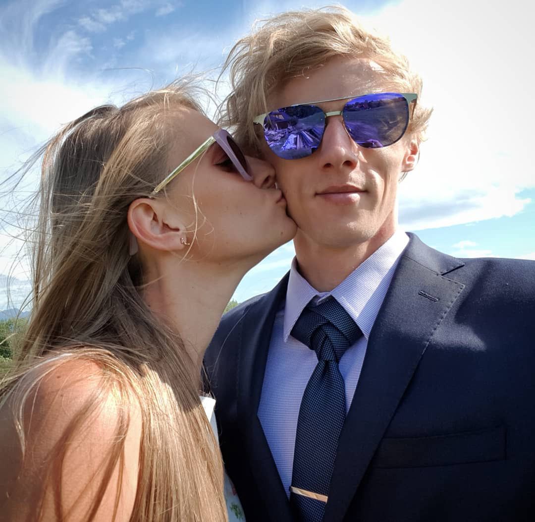 Dawid Kubacki z żoną