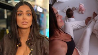 Klaudia El Dursi została sama z córką. Po dwóch dniach przyznaje: "Jestem brudna, zmęczona, tonę w bałaganie i stercie nieumytych naczyń"