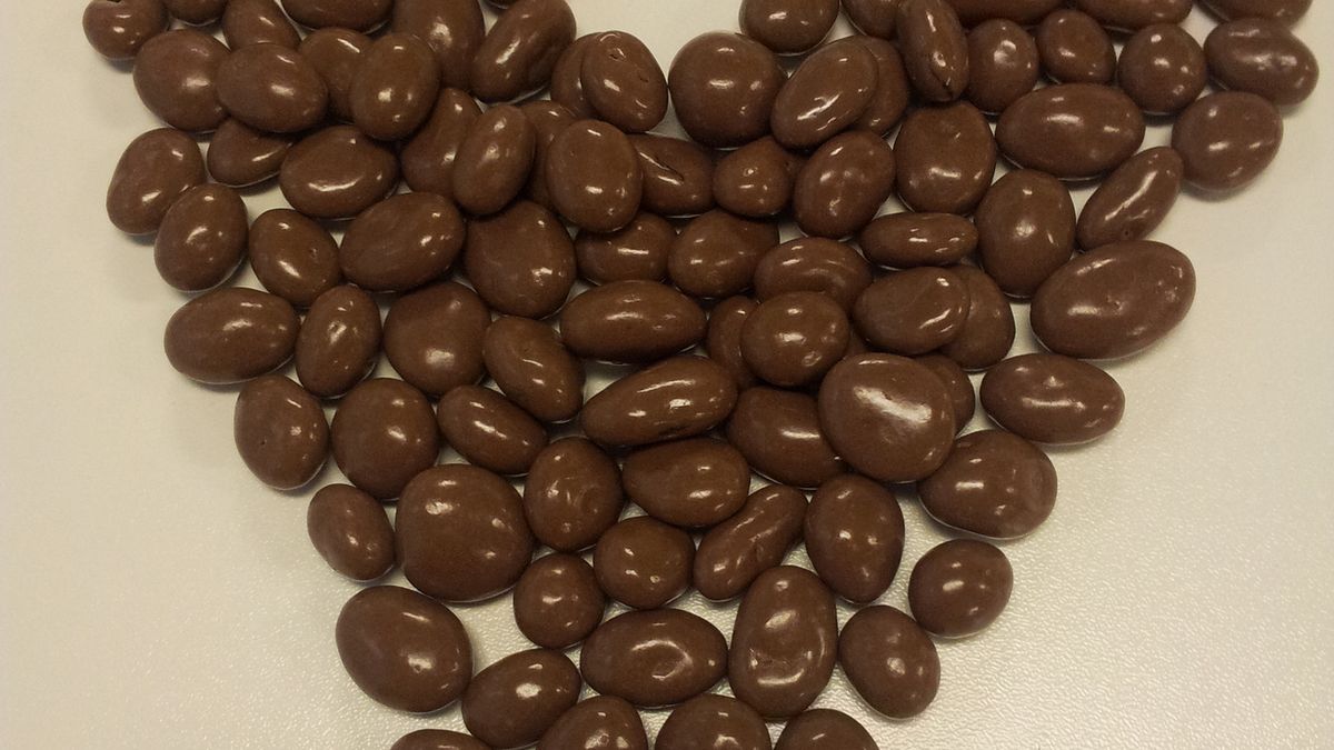 Rodzynki w mlecznej czekoladzie