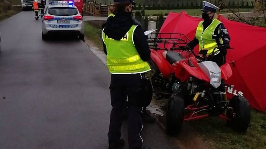 Straszny wypadek na quadzie