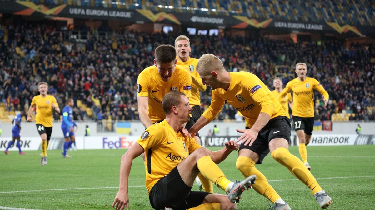 Getty Images / Danil Shamkin/NurPhoto via Getty Images / Na zdjęciu: piłkarze FK Ołeksandriji