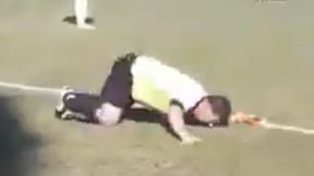 Kompletnie pijany arbiter sędziował mecz. Nagranie podbija sieć