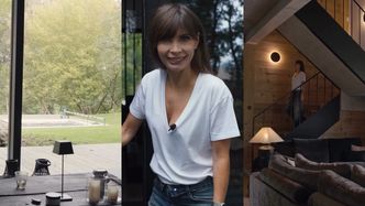 Agnieszka Dygant odsłoniła wnętrza LEŚNEJ WILLI: przytulny salon, elegancka łazienka, basen w ogrodzie (ZDJĘCIA)
