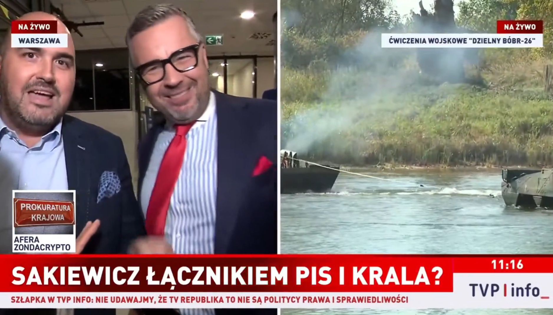 Jarosław Olechowski i Michał Rachoń