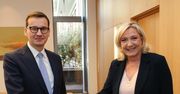 Morawiecki spotkał się z Le Pen. Fala komentarzy w sieci