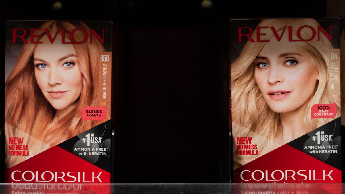 HOUSTON, TEXAS - JUNE 16: Revlon hair products are seen in a Walmart Supercenter on June 16, 2022 in Houston, Texas. Revlon, the 90-year-old cosmetics giant, filed for Chapter 11 bankruptcy due to financial woes and mounting celebrity competition. (Photo by Brandon Bell/Getty Images)