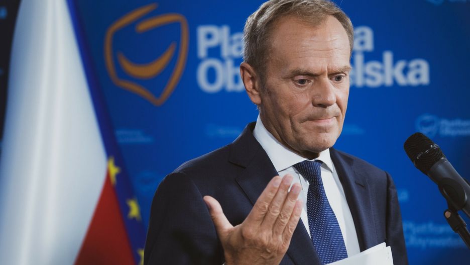 Przedsiębiorcy, którzy spotykają się z Donaldem Tuskiem otrzymują SMS-y zawierające pogróżki Jacek Dominski/REPORTER(East News)