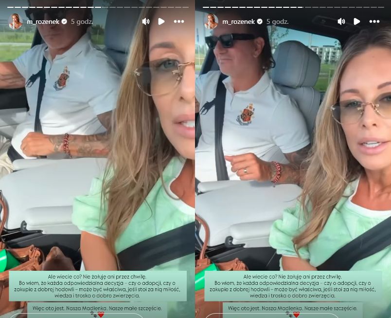 Małgorzata Rozenek kupiła psa z hodowli