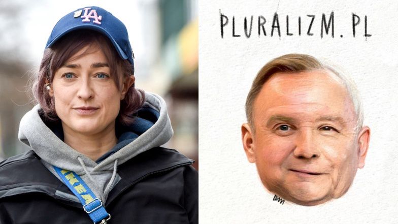 Matylda Damięcka publikuje wymowne grafiki, protestując przeciwko "lex Tusk": "Lex wszystko"