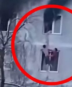 Mężczyzna ryzykował życiem, by uratować z płomieni swoją dziewczynę