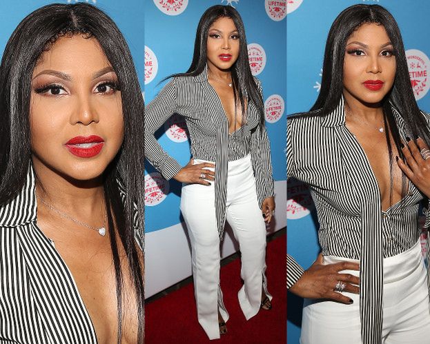 Toni Braxton kusi dekoltem na otwarciu gigantycznego piernika