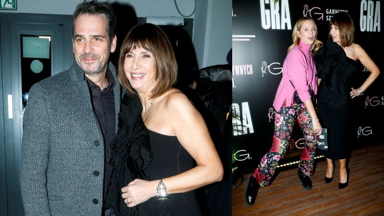 Grażyna Wolszczak z Odetą Moro i Pawłem Delągiem