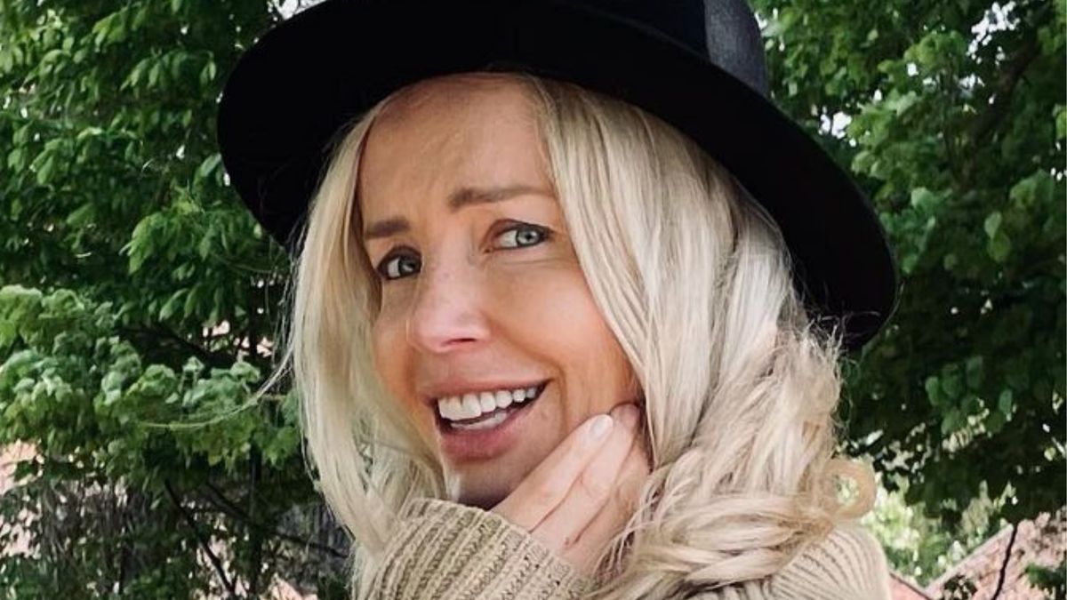 Agnieszka Woźniak-Starak też oglądała mecz. Do pewnego momentu...