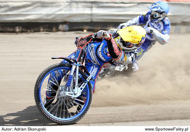 Davey Watt (kask żółty) w barwach GTŻ-u Grudziądz