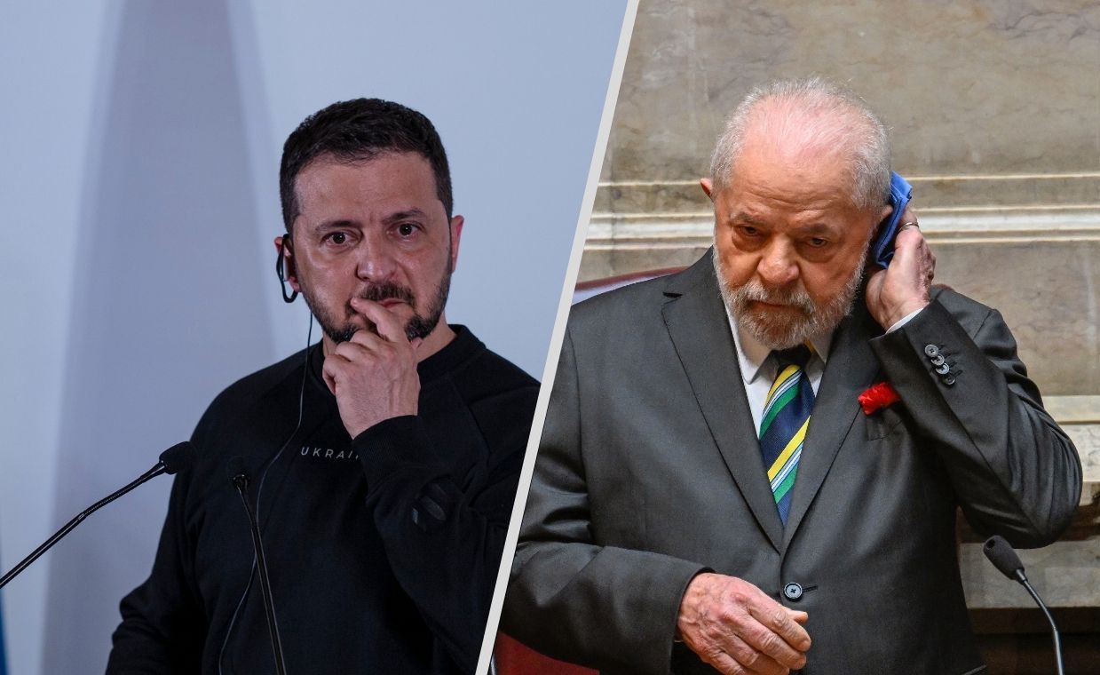 Prezydent Brazylii wzburzony zachowaniem Zełenskiego