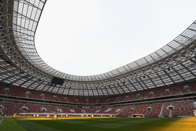 Stadion Łużniki w Moskwie. Na nim zostanie rozegrany mecz otwarcia Rosja - Arabia Saudyjska (fot. Michael Regan/Getty)