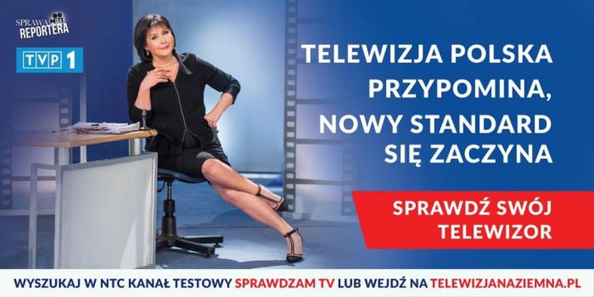 TVP przypomina o zmianie nadawania, ale sama jest wyjątkiem