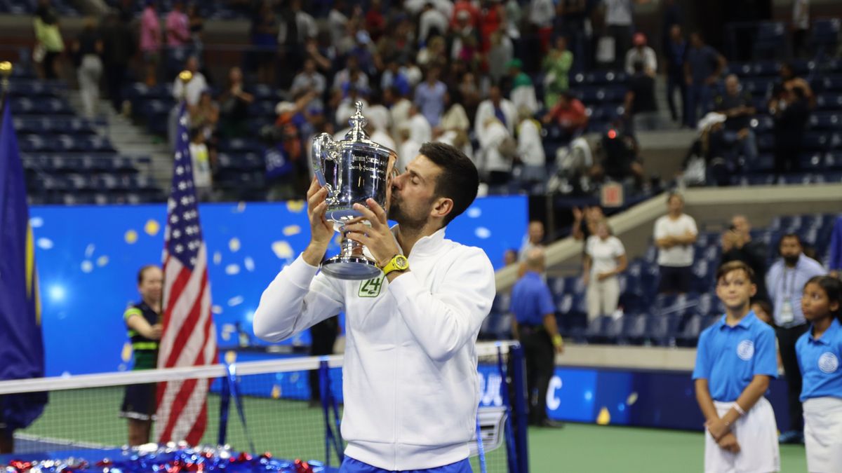 Zdjęcie okładkowe artykułu: PAP/EPA / Marcin Cholewiński / Na zdjęciu: Novak Djoković, mistrz US Open 2023